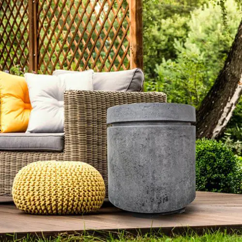 Round Propane Enclosure