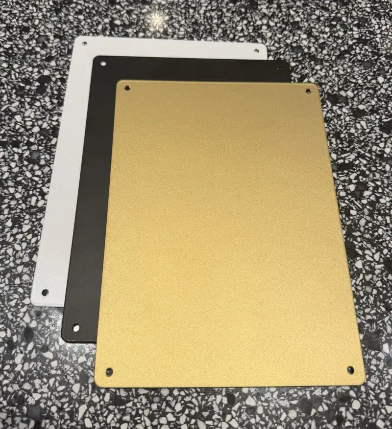 XOVD Color Samples