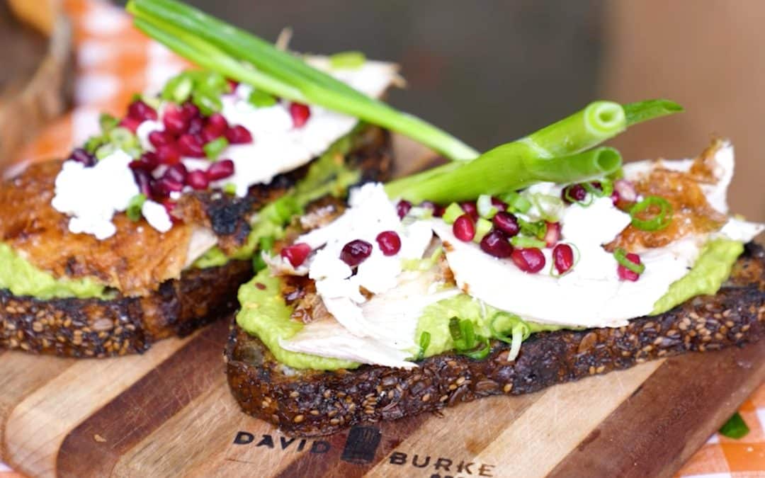 GRILLED TURKEY BREAST AVOCADO TOAST