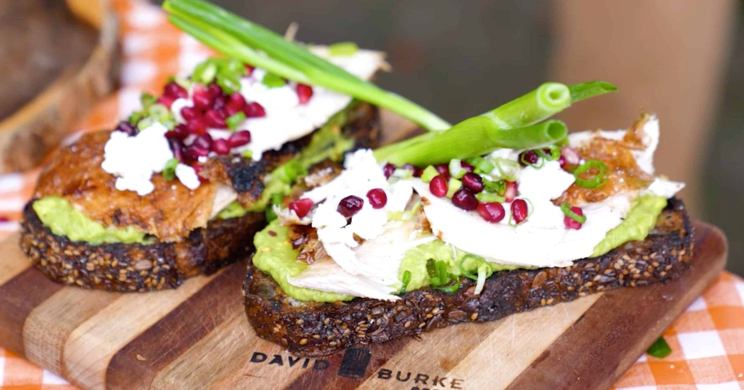 GRILLED TURKEY BREAST AVOCADO TOAST