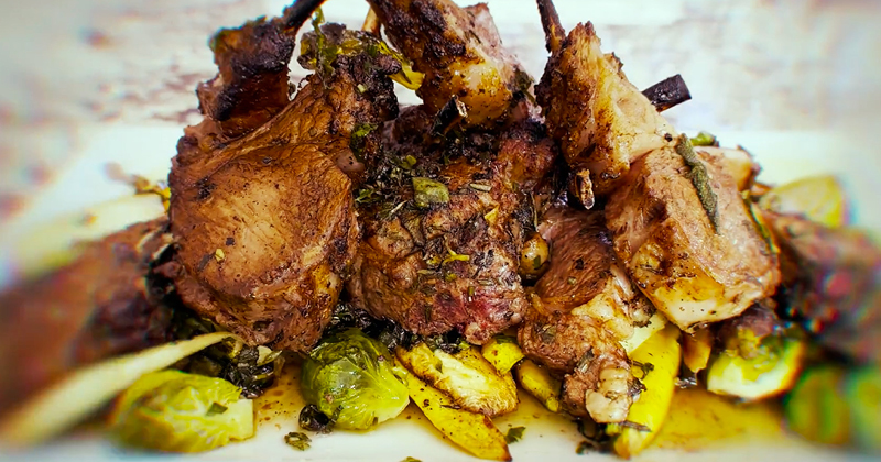 Herb-Crusted Rack of Lamb