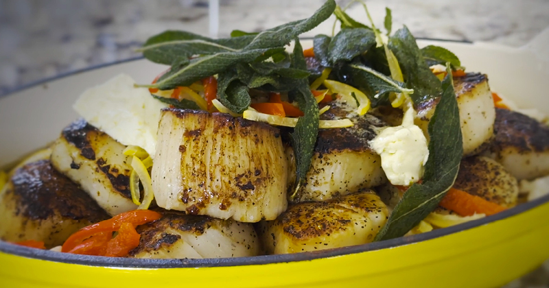 Seared Scallop Risotto