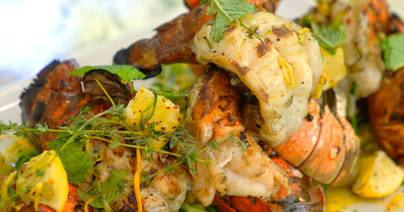 Grilled Lobster Tails