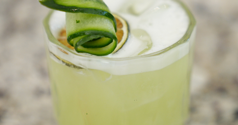 Slippery When Wet Cucumber Margarita